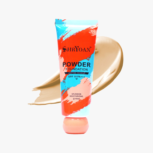 SHRYOAN POWDER FOUNDATION LONG LASTING MAKE UP SPF 15+